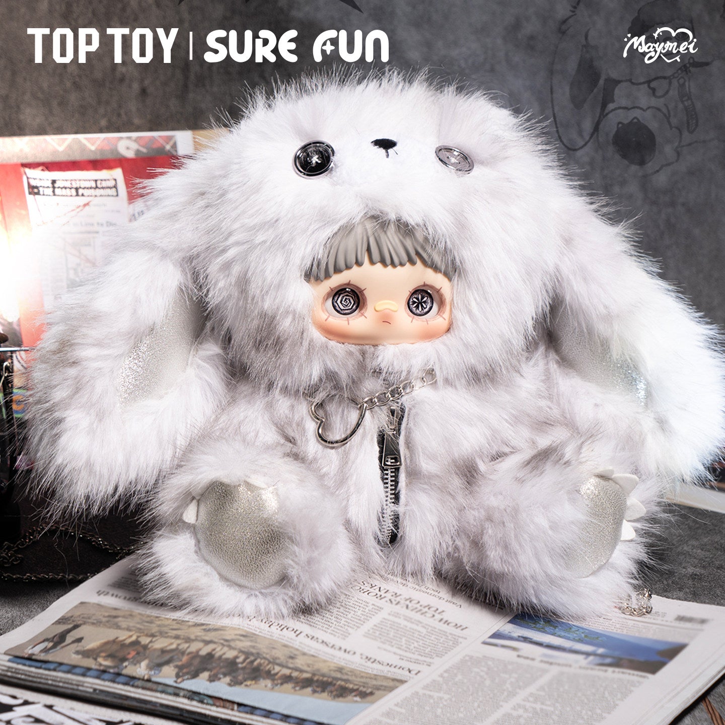 MayMei-Rebel Doll Backpack Series Plush Doll Blind Box