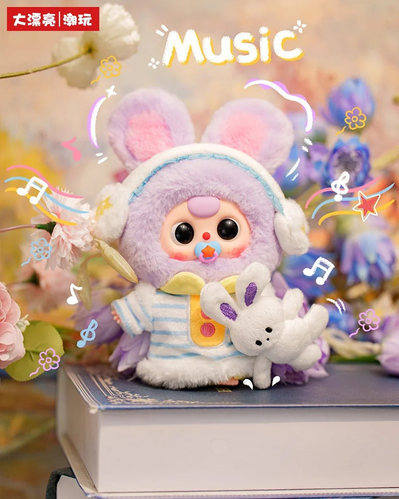 Baby Three Sweet Dream Blind Box Plush Toy-100% Soft Kawaii Vinyl Plush Pendant, Mystery Keychain, Surprise Gift for Girls,Friends＆Plushie Lovers