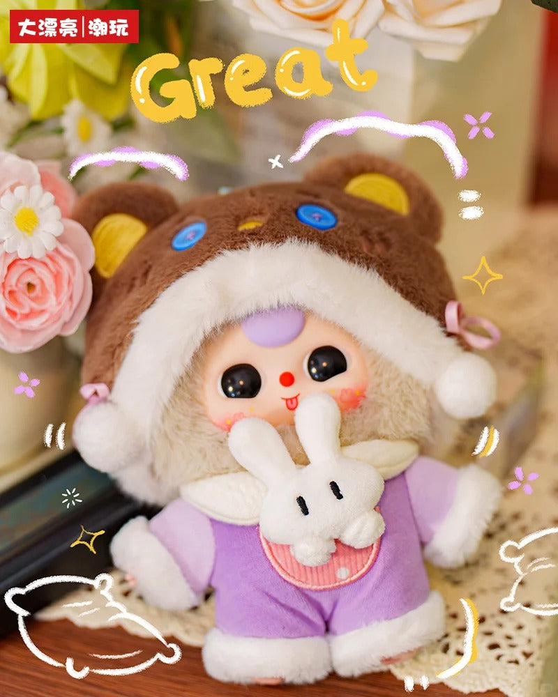 Baby Three Sweet Dream Blind Box Plush Toy-100% Soft Kawaii Vinyl Plush Pendant, Mystery Keychain, Surprise Gift for Girls,Friends＆Plushie Lovers