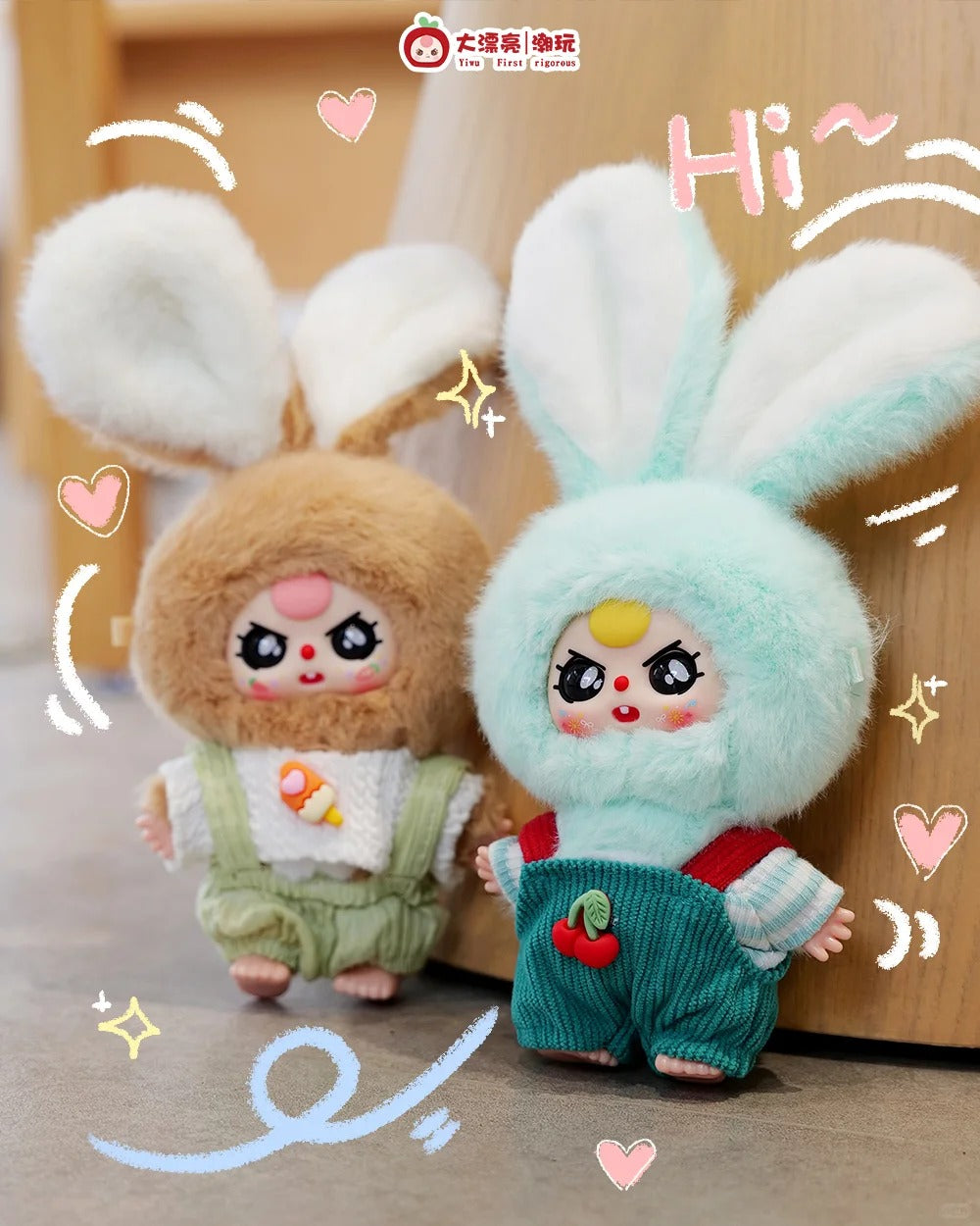 Baby Three Mini Bunny Plush Series Blind Box