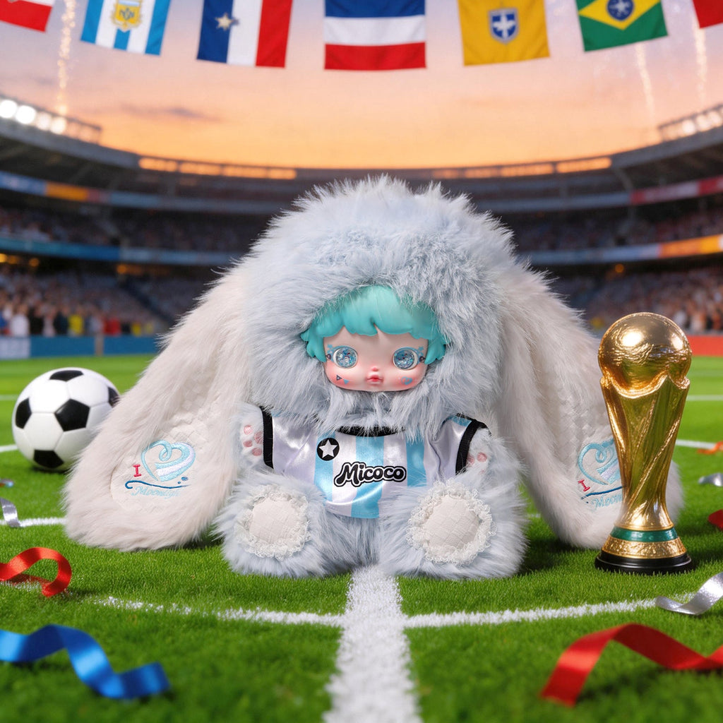 Micoco- 600 %Football Beauty Plush Blind Box
