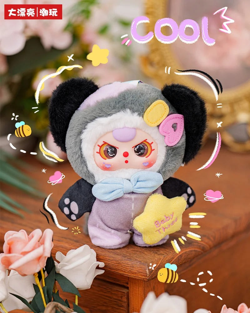 Baby Three Sweet Dream Blind Box Plush Toy-100% Soft Kawaii Vinyl Plush Pendant, Mystery Keychain, Surprise Gift for Girls,Friends＆Plushie Lovers