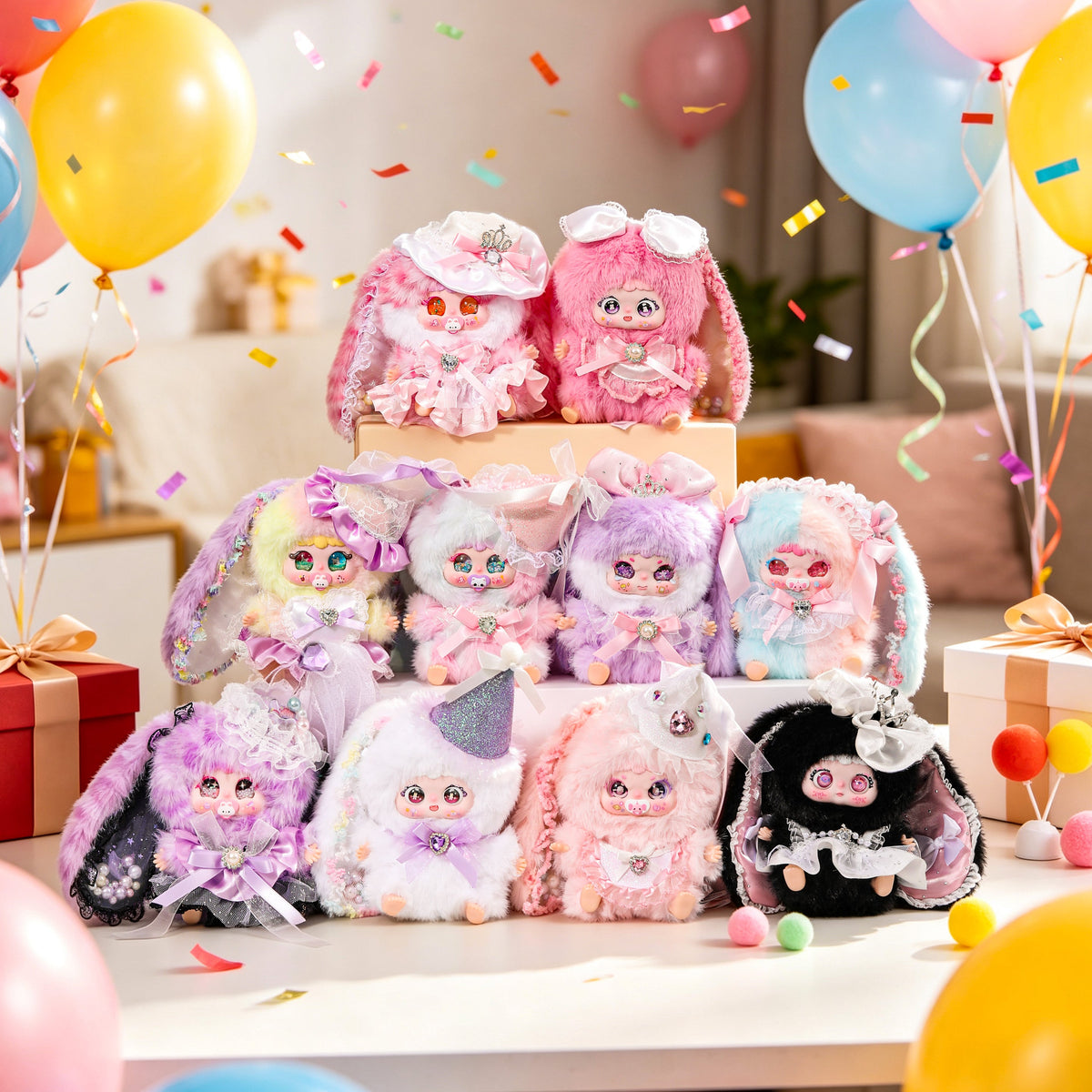 Jiimo 100% Fantasy Star Island Series Plush Blind Box