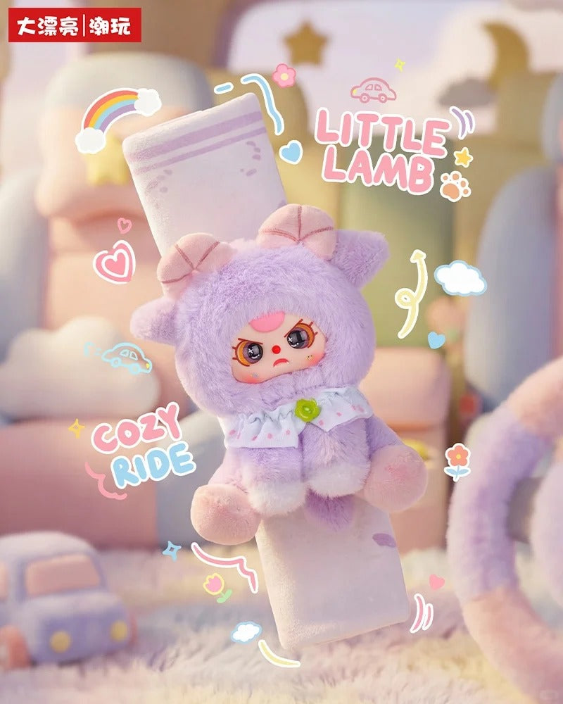 Baby Three - Darlym Car Seat Shoulder Pad Series Blind Box ,Bunny Plush Dolls, Soft Furry Collectibles, Backpack Or Clothing Decoration, Stuffed Animal