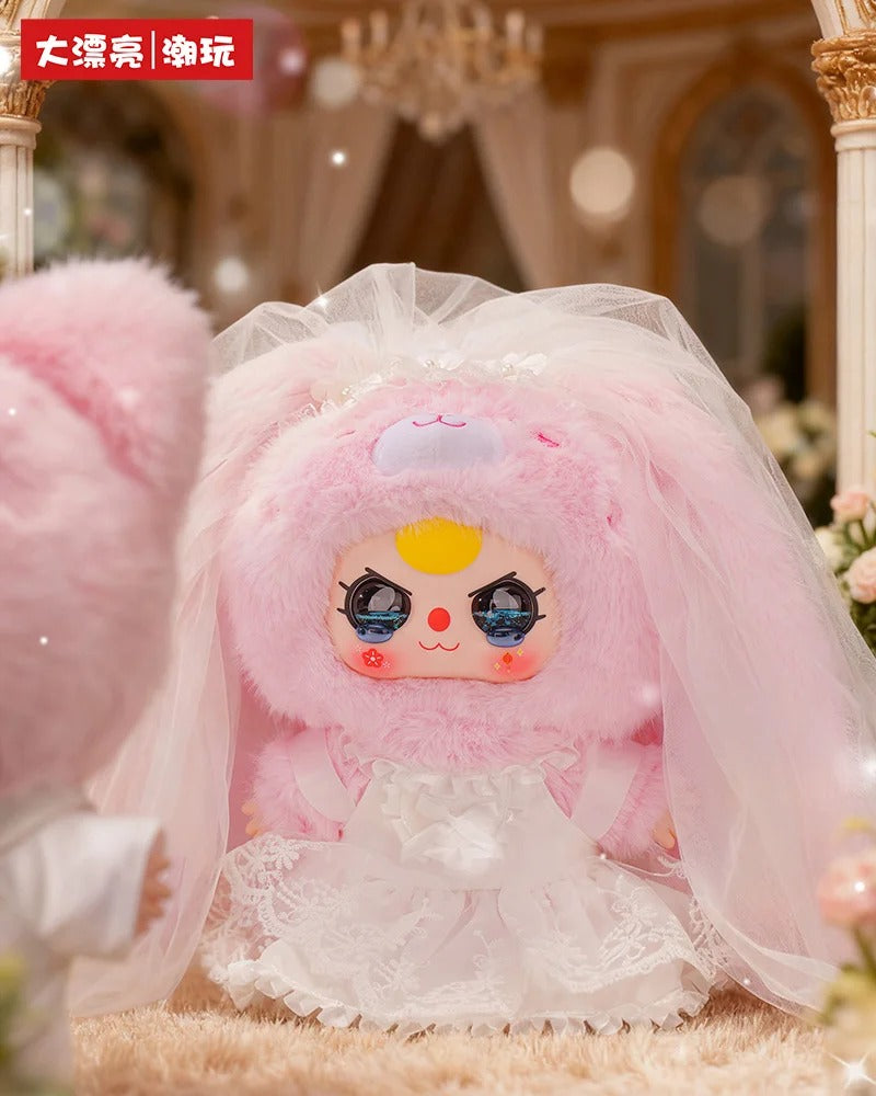 Baby three Lovely Wedding 400% Series Blind Box |KawaiiBunny Collectible | Town Theme Decor+Emotional Companion